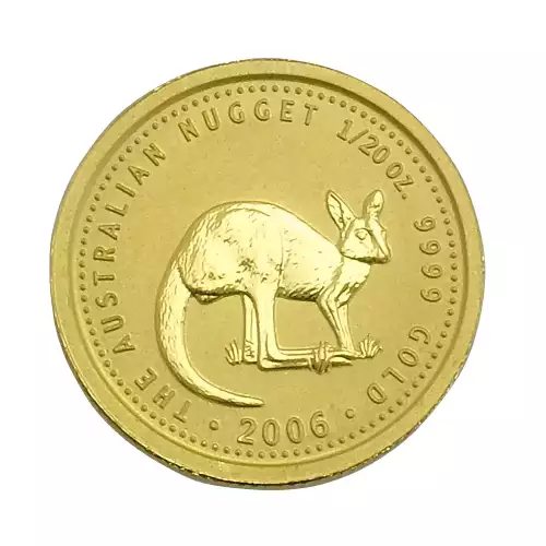 Australian Gold Kangaroo, 1/20 oz - Backdated