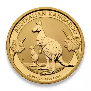 Australian Gold Kangaroo, 1/2oz - Backdated (3)