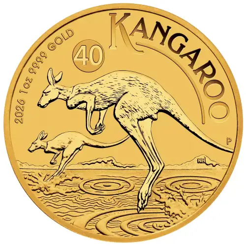 Australian Gold Kangaroo, 1 oz - 2026 (3)