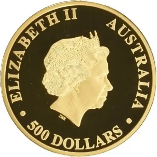 Australian Kangaroo Gold Coin Pink Diamond Edition , 2 oz - 2017 (2)