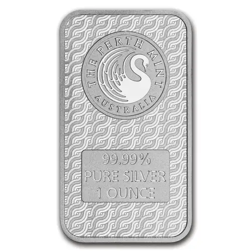 Australian Perth Mint Generic Silver Bar, 1 oz - Snake (2)