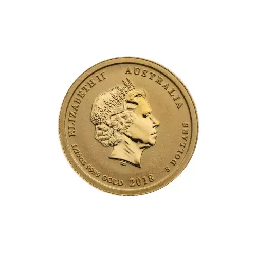Australian Perth Mint Gold Lunar - Year of the Dog, 1/20 oz - 2018 (2)