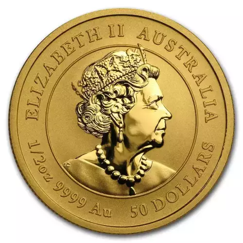 Australian Perth Mint Gold Lunar - Year of the Mouse, 1/2 oz - 2020 (2)