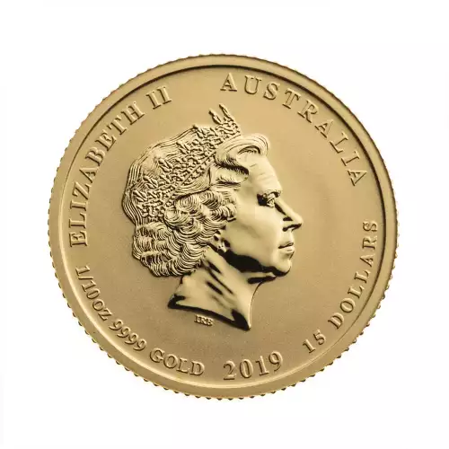 Australian Perth Mint Gold Lunar - Year of the Pig, 1/10 oz - 2019