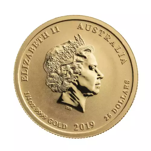 Australian Perth Mint Gold Lunar - Year of the Pig, 1/4 oz - 2019 (2)