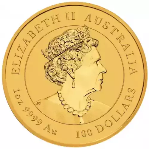 Australian Perth Mint Gold Lunar - Year of the Tiger, 1 oz - 2022  (2)