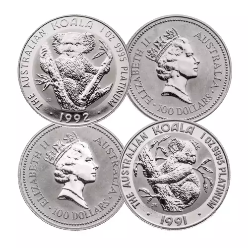 Australian Perth Mint Platinum Koala 1oz - Backdated (5)