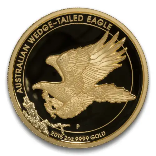 Australian 'Proof High Relief' Wedge-Tailed Eagle Coin, 2 oz - 2015 (2)