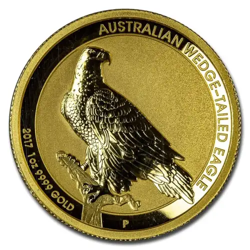 Australian 'Proof High Relief' Wedge-Tailed Eagle Gold Coin, 1 oz - 2017 (2)