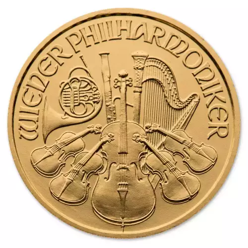 Austrian Gold Philharmonic, 1/10 oz - Backdated (5)