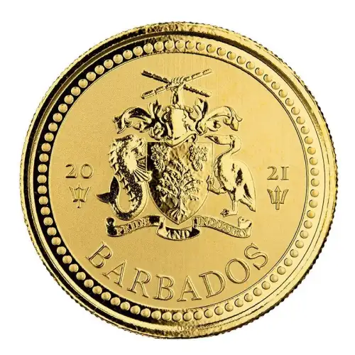 Barbados Trident Gold Coin 1 oz. - Misc Dated (4)