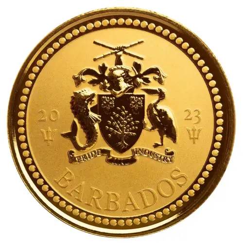 Barbados Trident Gold Coin 1 oz. - Misc Dated (5)