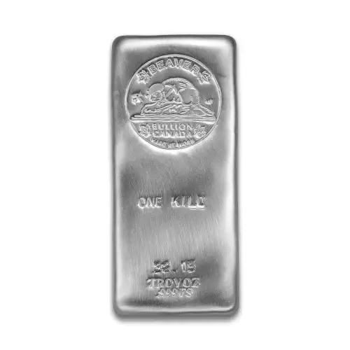 Beaver Bullion - 1 Kilo Silver Bar