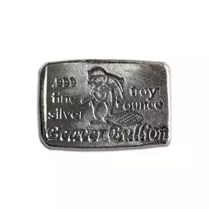 Beaver Bullion - 1 oz  Silver Bar 