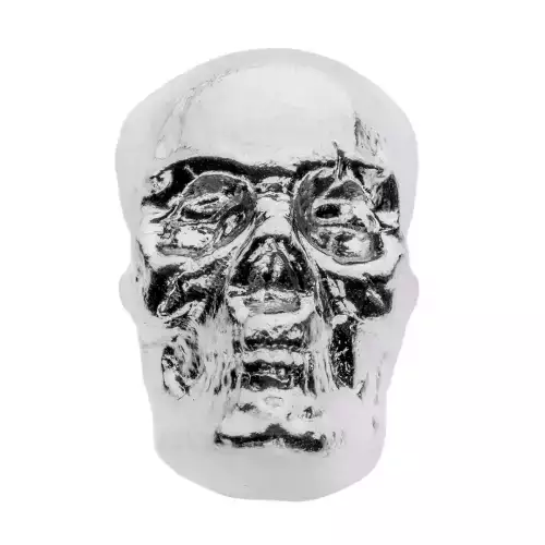 Beaver Bullion - 1 oz Silver Skull