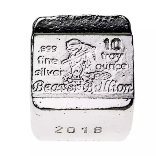 Beaver Bullion - 10 oz Silver Cube (3)