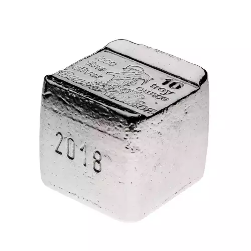 Beaver Bullion - 10 oz Silver Cube