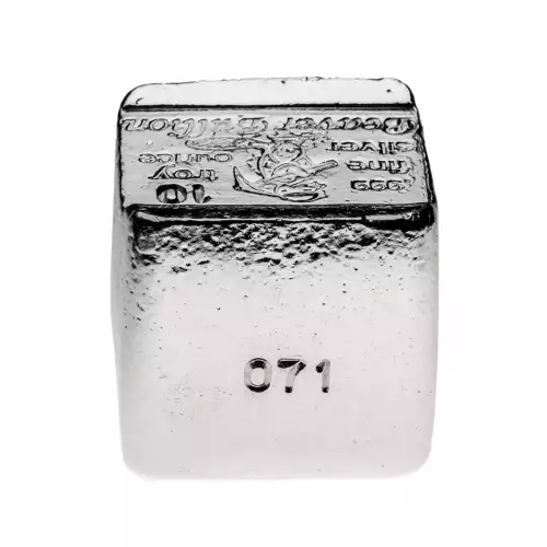 Beaver Bullion - 10 oz Silver Cube (4)