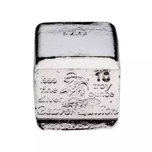 Beaver Bullion - 10 oz Silver Cube (5)