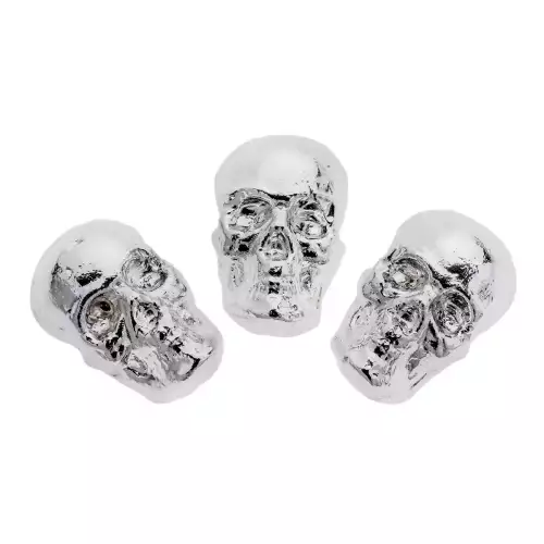 Beaver Bullion - 2 oz Silver Skull (2)