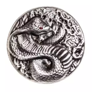 Beaver Bullion - 3 oz Silver Antique Cobra 