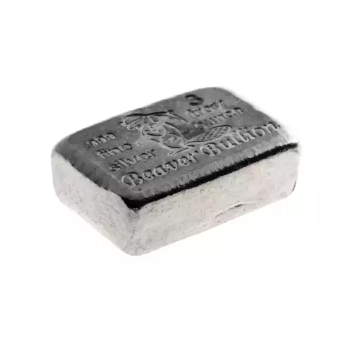 Beaver Bullion - 3 oz Silver Bar (2)