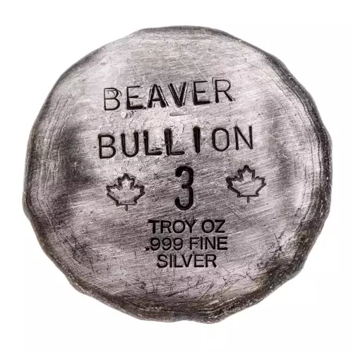 Beaver Bullion - 3 oz Silver Celtic Skull (4)
