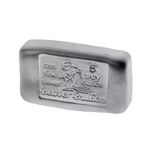 Beaver Bullion - 5 oz Silver Bar (3)