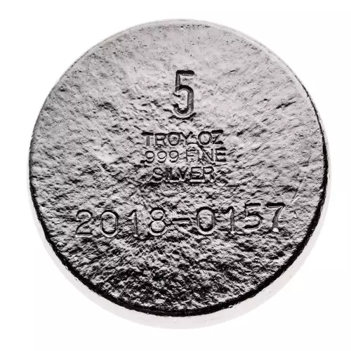 Beaver Bullion - 5 oz Silver Beaver Round