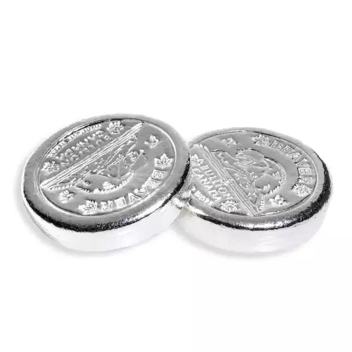 Beaver Bullion - 5 oz Silver Beaver Round (2)