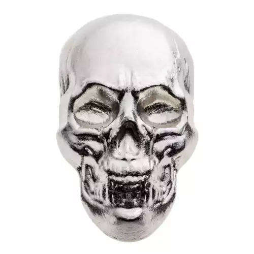 Beaver Bullion - 5 oz Silver Skull (3)
