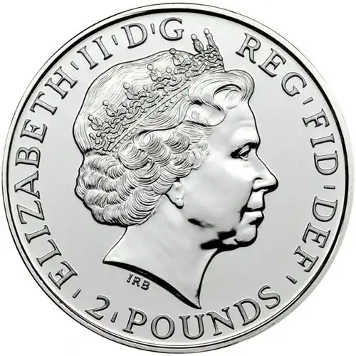 British 1oz Silver Lunar Series, Year of the Horse - 2014