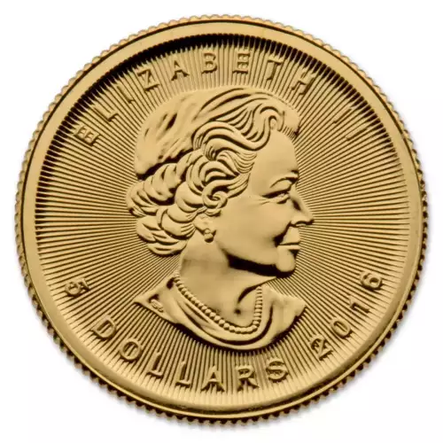 Canadian Gold Maple Leaf, 1/10 oz 9999 - Backdated (3)