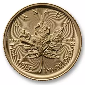 Canadian Gold Maple Leaf, 1/10 oz 9999 - Backdated (5)