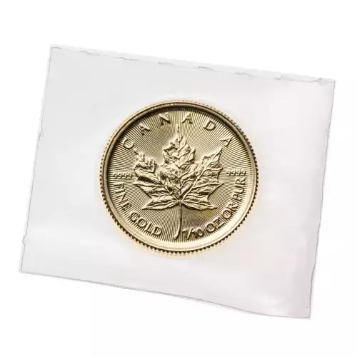 Canadian Gold Maple Leaf, 1/10 oz 9999 - Backdated (2)