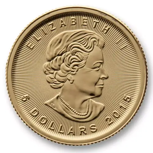 Canadian Gold Maple Leaf, 1/10 oz 9999 - Backdated (4)