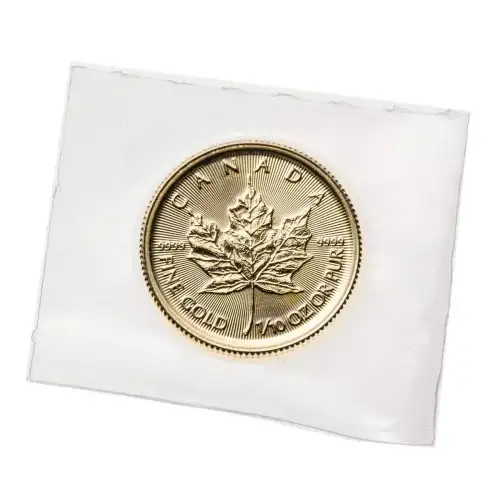 Canadian Gold Maple Leaf, 1/10 oz 9999 - Backdated (2)