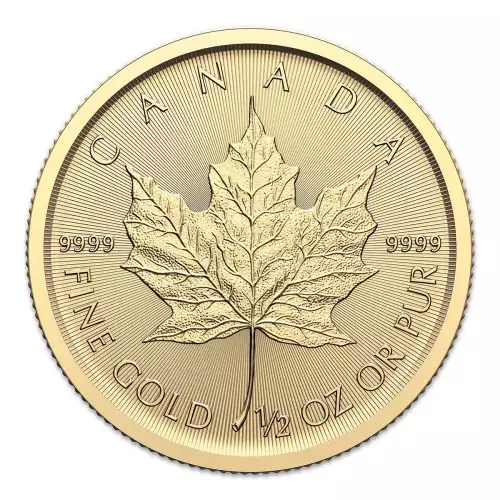 Canadian Gold Maple Leaf 1/2 oz 9999 - 2024  (2)