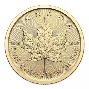 Canadian Gold Maple Leaf 1/2 oz 9999 - 2024  (2)