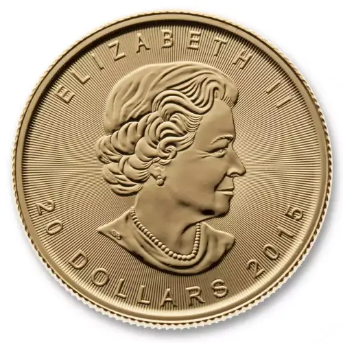 Canadian Gold Maple Leaf 1/2 oz 9999 - Backdated