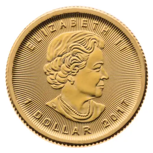 Canadian Gold Maple Leaf 1/20 oz - Backdated (4)
