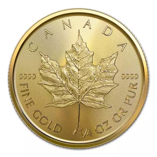 Canadian Gold Maple Leaf 1/4 oz 9999 - 2023