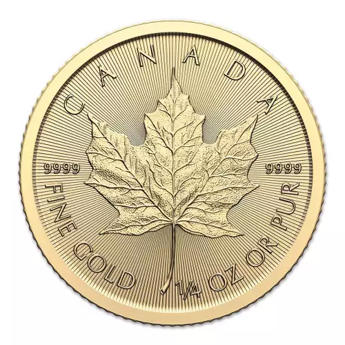 Canadian Gold Maple Leaf 1/4 oz 9999 - 2024 (2)