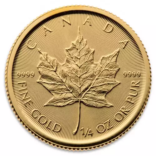 Canadian Gold Maple Leaf 1/4oz .9999 - Backdated (3)