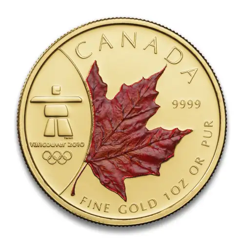 Canadian Gold Maple Leaf 'Special Edition' Olympic 3 Coin Set .9999, 2008-2010 (5)