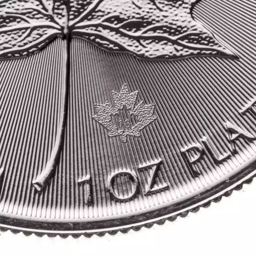 Canadian Platinum Maple Leaf 1oz - Backdated (2)