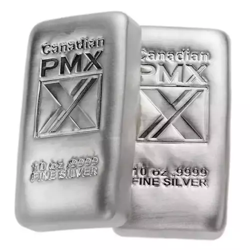 Canadian PMX Silver Bar 10 oz - Casted (3)