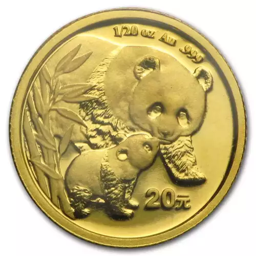 Chinese Gold Panda, 1/20 oz - Backdated (2)