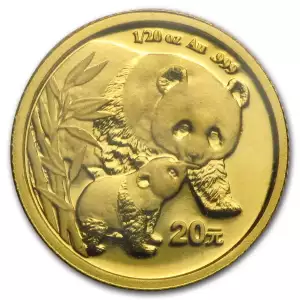 Chinese Gold Panda, 1/20 oz - Backdated (2)