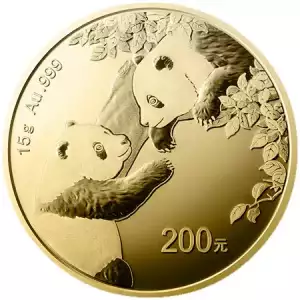 Chinese Gold Panda, 15 gram - 2023